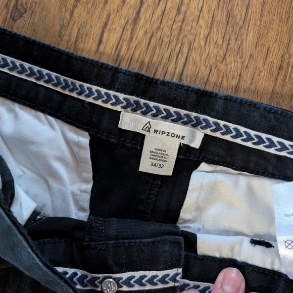 Navy Straight-Leg Pants Ripzone - Picture 4 of 5